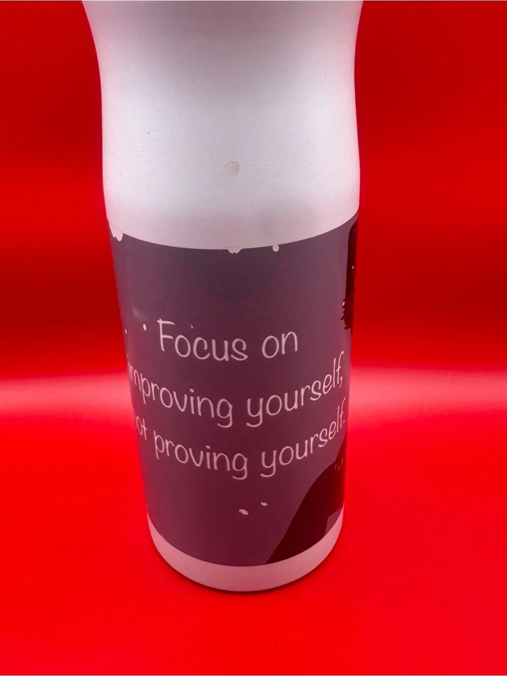 CUSTOM Sport Insulated Water Bottle with Straw
